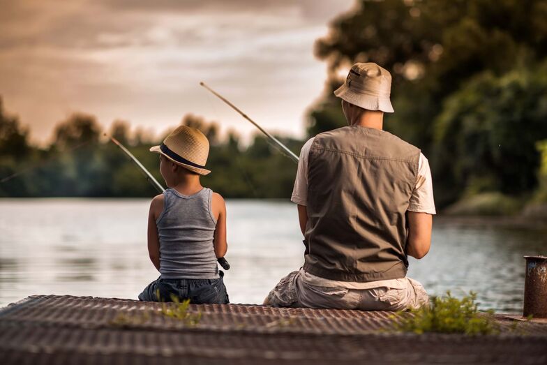Pesca pai e filho