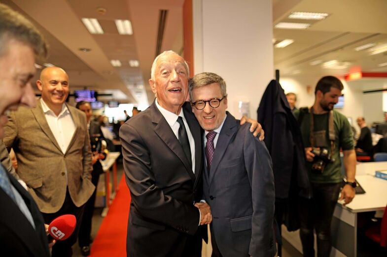 Aniversário do Correio da Manhã,  Marcelo Rebelo de Sousa e Carlos Moedas
