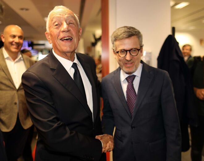Aniversário 10 anos CMTV,  Marcelo Rebelo de Sousa e Carlos Moedas