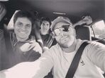 Cayetano Rivera com os irmãos, Kiko e Francisco