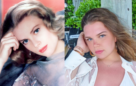 A neta "bastarda" que é a cara chapada de Grace Kelly