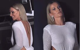 Sem soutien. Cristina Ferreira apresenta gala da TVI com vestido atrevido