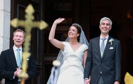 O casamento de sonho da princesa Alexandra do Luxemburgo e Nicolas Bagory