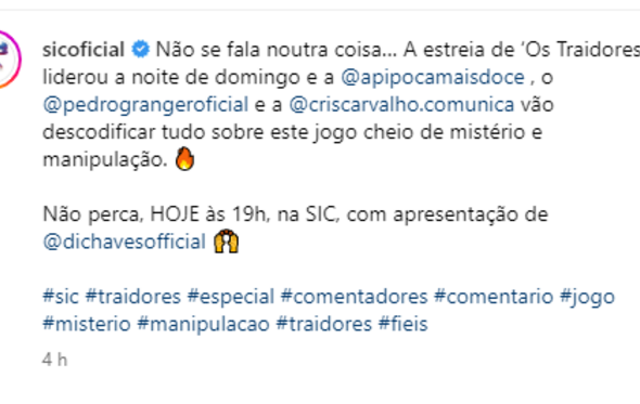 SIC, Os Traidores, líder