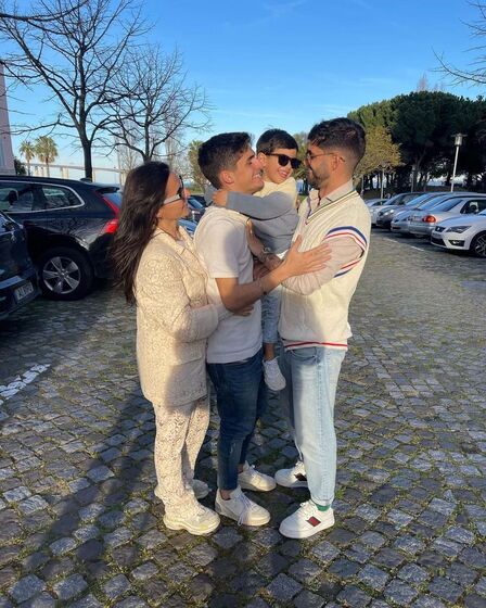 A felicidade de Gonçalo de Quinaz que voltou para a ex-mulher, a mãe dos dois filhos
