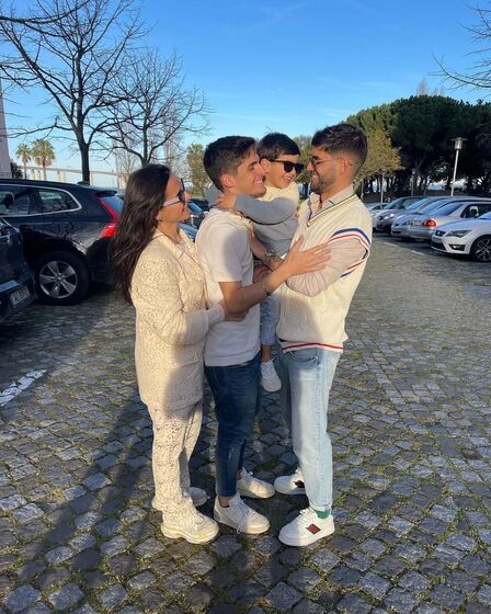 A felicidade de Gonçalo de Quinaz que voltou para a ex-mulher, a mãe dos dois filhos