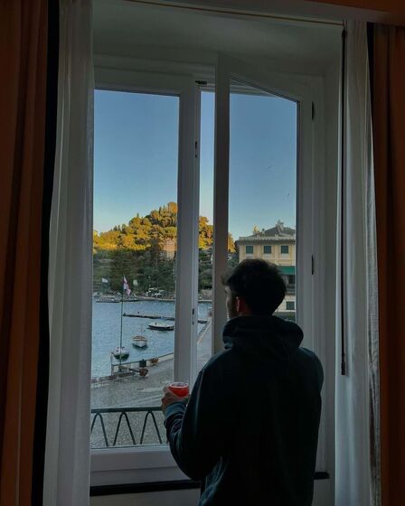 Francisca Cerqueira Gomes, Pierre Gasly, Portofino, férias