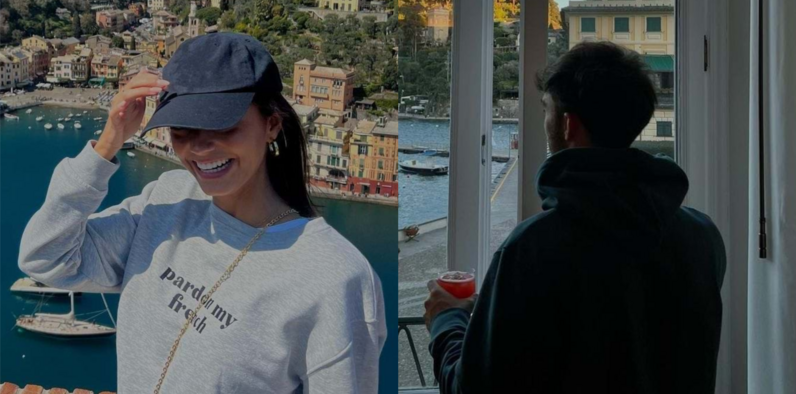 Francisca Cerqueira Gomes, Pierre Gasly, Portofino, férias