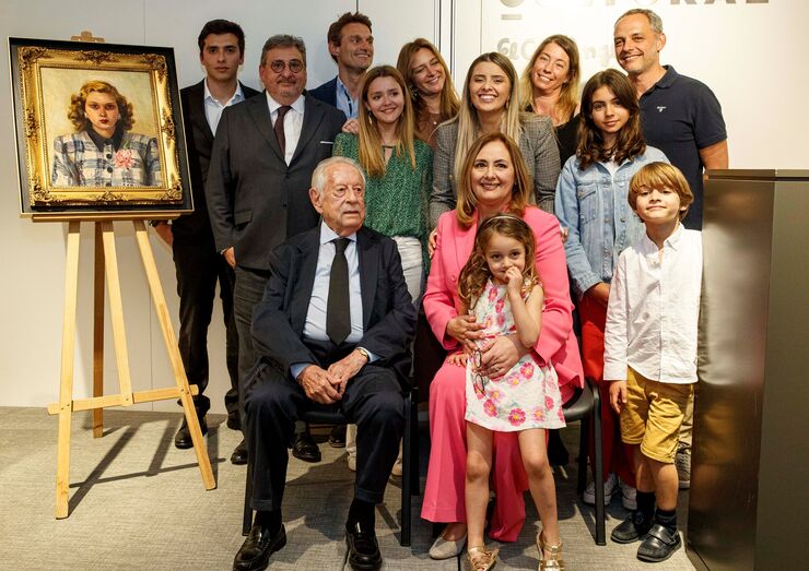 Fátima Campos Ferreira e a família