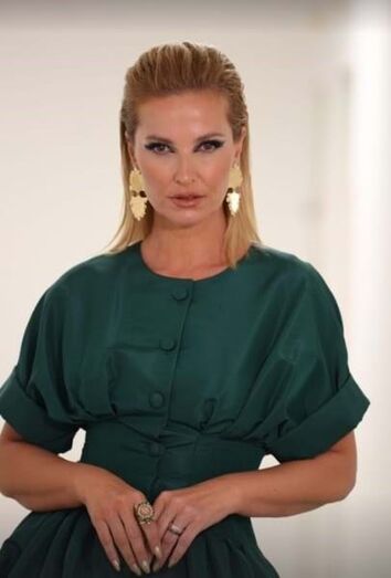 Cristina Ferreira, vestido, Carolina Herrera