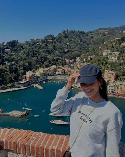 Francisca Cerqueira Gomes, Pierre Gasly, Portofino, férias