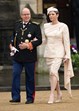 Príncipe Alberto do Mónaco e a princesa Charlene