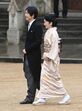 Príncipe herdeiro Akishino do Japão e a princesa Kiko 