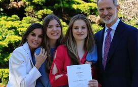 Princesa Leonor mostra festa em família na graduação de colégio de elite no País de Gales