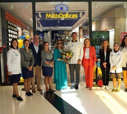 MULTIOPTICAS INAUGURA LOJA NO CENTRO COMERCIAL LA VIE FUNCHAL COM A PRESENÇA DE DOLORES AVEIRO