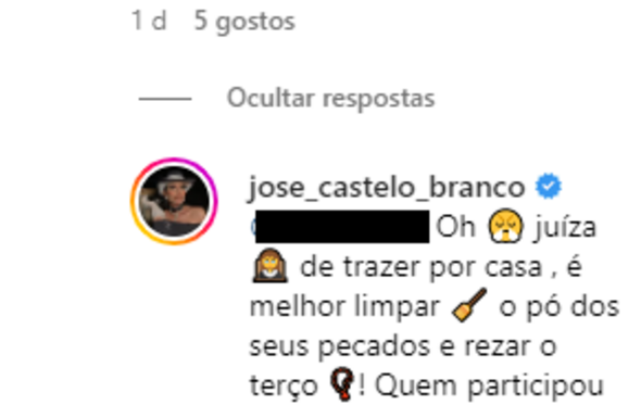 josé castelo branco, crítica