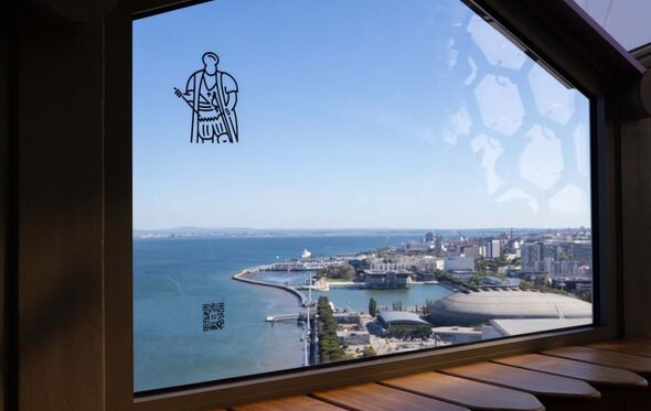 A vista da Torre Vasco da Gama