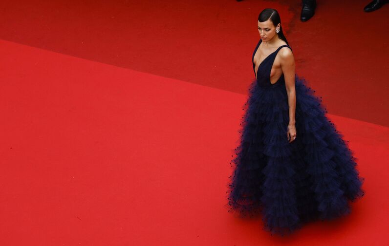Irina, a ex de Cristiano Ronaldo, mostra tudo em Cannes