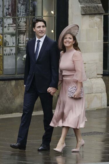 Primeiro-ministro do Canadá, Justin Trudeau, e a mulher, Sophie