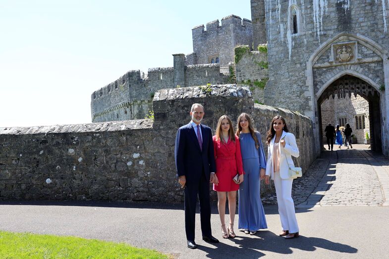 Letizia, Leonor, Sofía, Felipe VI
