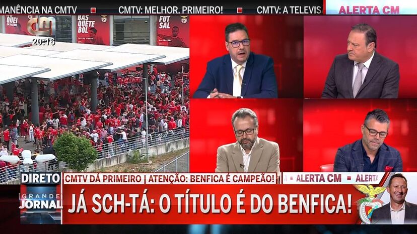 Grande Jornal da CMTV derrota Jornal da Noite da SIC e Jornal Nacional da TVI