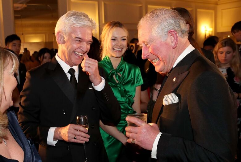 Phillip Schofield e o rei Carlos III