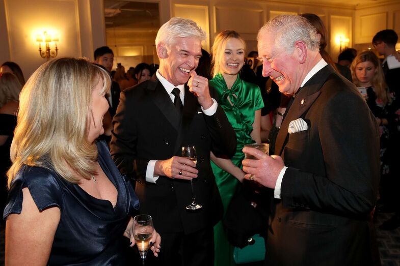 Phillip Schofield e o rei Carlos III