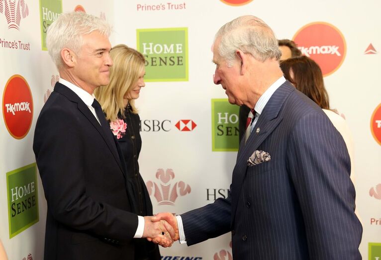 Phillip Schofield e o rei Carlos III