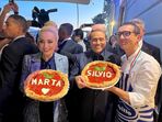 Marta Fascina e Silvio Berlusconi