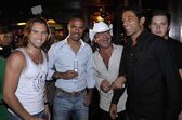Craques reunidos num dos bares da Oura