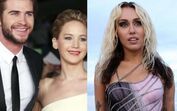 miley cyrus, jennifer lawrence,  Liam Hemswort