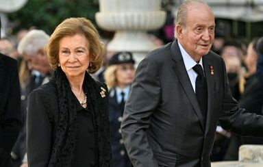 Sofia e Juan Carlos, reis eméritos de Espanha 