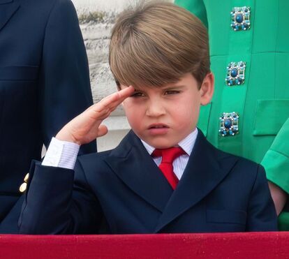 O mais 'terrível' dos três filhos! Louis está a dar cabo da cabeça do pai, o príncipe William 
