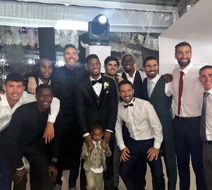 Futebol português esteve em peso no casamento de Nelson Semedo com Marlene Alvarenga