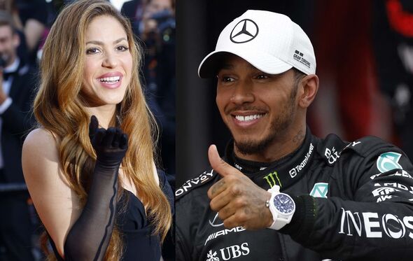 Shakira, Lewis Hamilton 