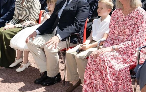 Charlene, Gabriella, Alberto, Jacques e Carolina