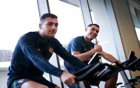 Ronaldo e Diogo Dalot