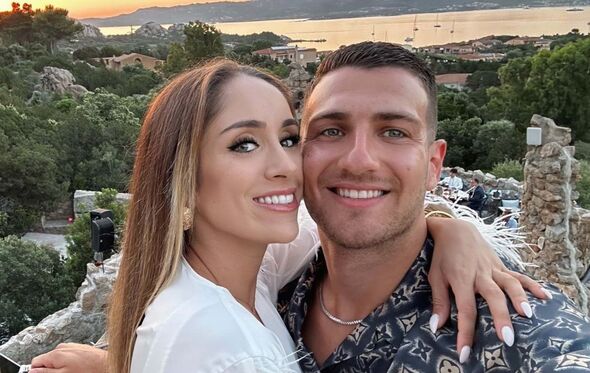Dalot e a namorada, Cláudia Pinto Lopes