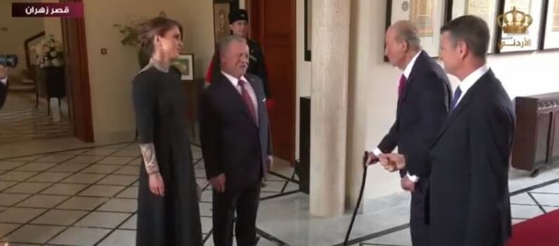 Juan Carlos e a rainha Sofia