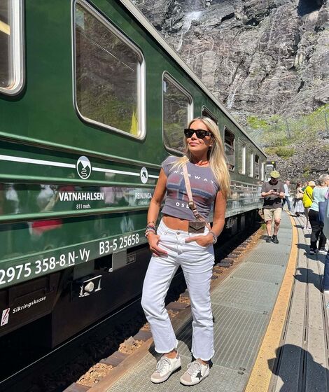 Cláudia Jacques, Belmiro Costa, férias, Noruega