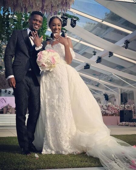 Nélson Semedo, Marlene Alvarenga, casamento