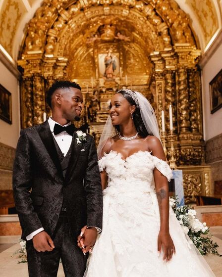 Nélson Semedo, Marlene Alvarenga, casamento