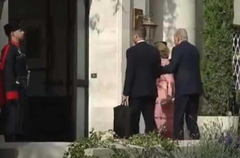 Juan Carlos e a rainha Sofia