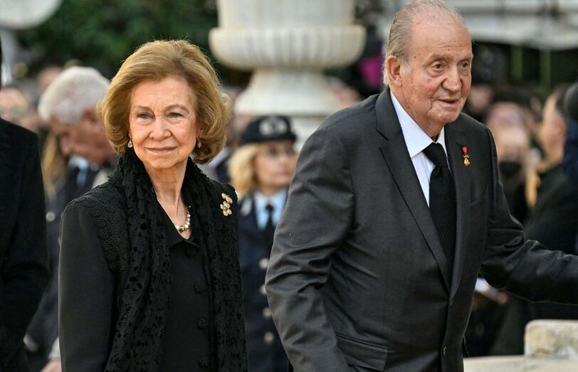 Sofia e Juan Carlos, reis eméritos de Espanha 