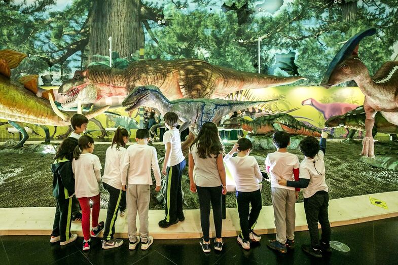 Dinossauros no Pavilhão do Conhecimento