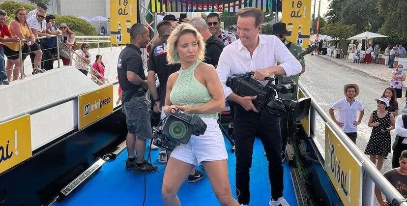 Domingão, Luciana Abreu, Emanuel