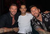David Beckham, Sergio Busquets, Lionel Messi