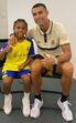 Saint, filho de Kim Kardashian, e Cristiano Ronaldo