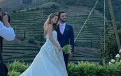 Espetacular! Bernardo Silva convenceu Rúben Dias e April Ivy a irem ao seu casamento