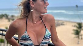 Fernanda Serrano mostra-se feliz e sem filtro no "paraíso"